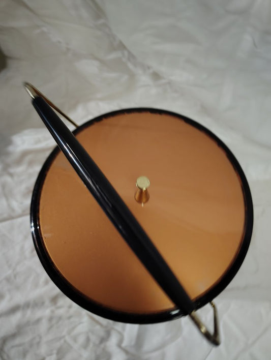 Rust and black  MCM Ice Bucket, see pics