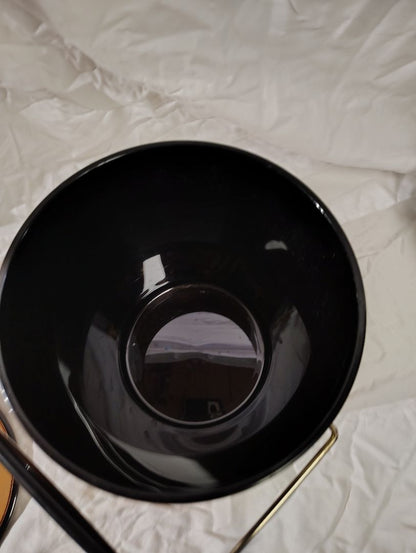 Rust and black  MCM Ice Bucket, see pics