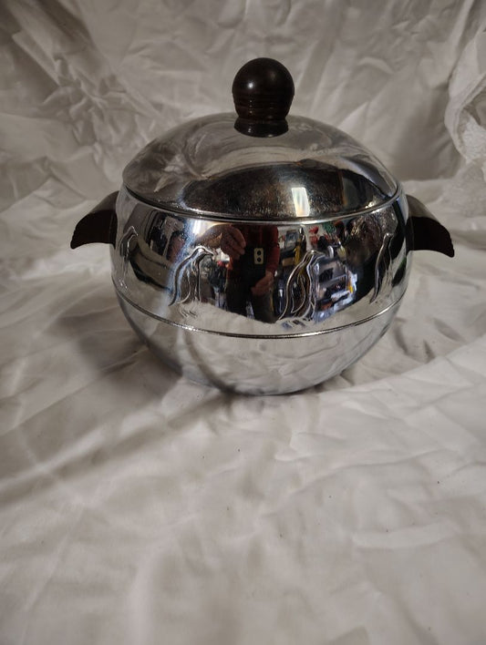 Chrome West Bend Penguin hot and cold server