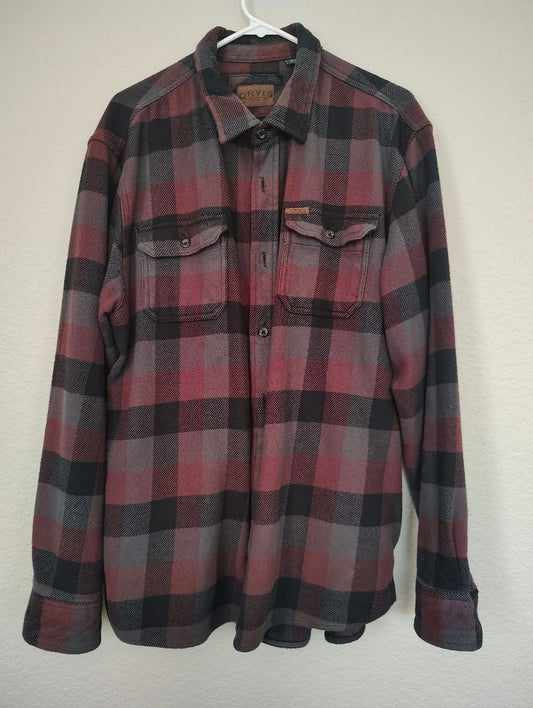 red multi orvis red flannel, XL