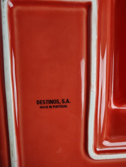 Red Destinis S.A. Square Serving Dish, 12x12