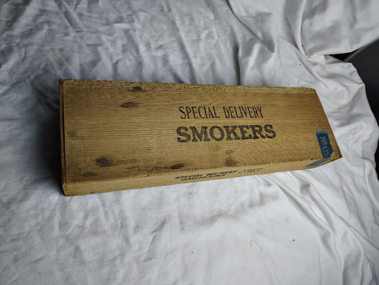 natural Special Delivery Smokers cigar box wood, 16"