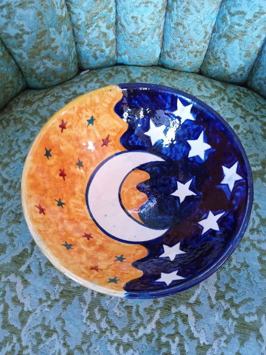 Safi Morocco 8" Moon Stars Celestial Bowl