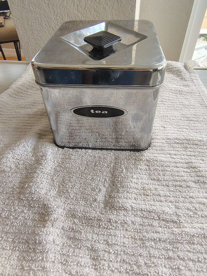 silver  MCM Tea Canister, see pics