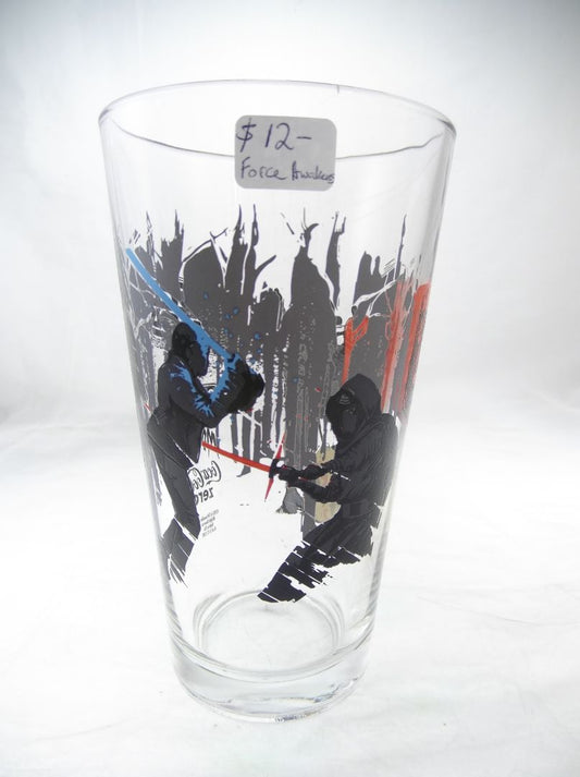 Alamo Drafthouse The force awakens Star wars pint beer glass