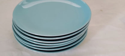 Teal  salad plates, see pics