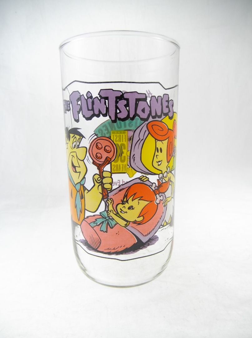 Hardee's Vintage Flintstones Glass