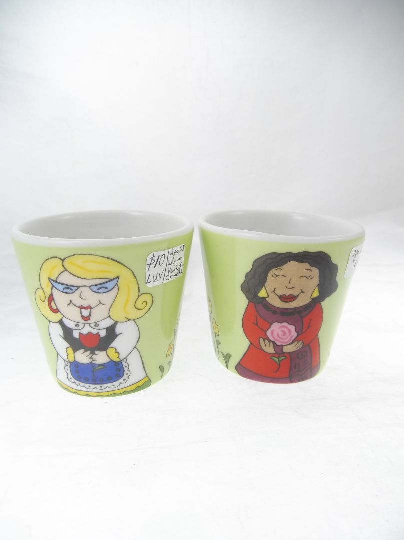 Partylite 2pc Set Tealight Votive Candle Holders