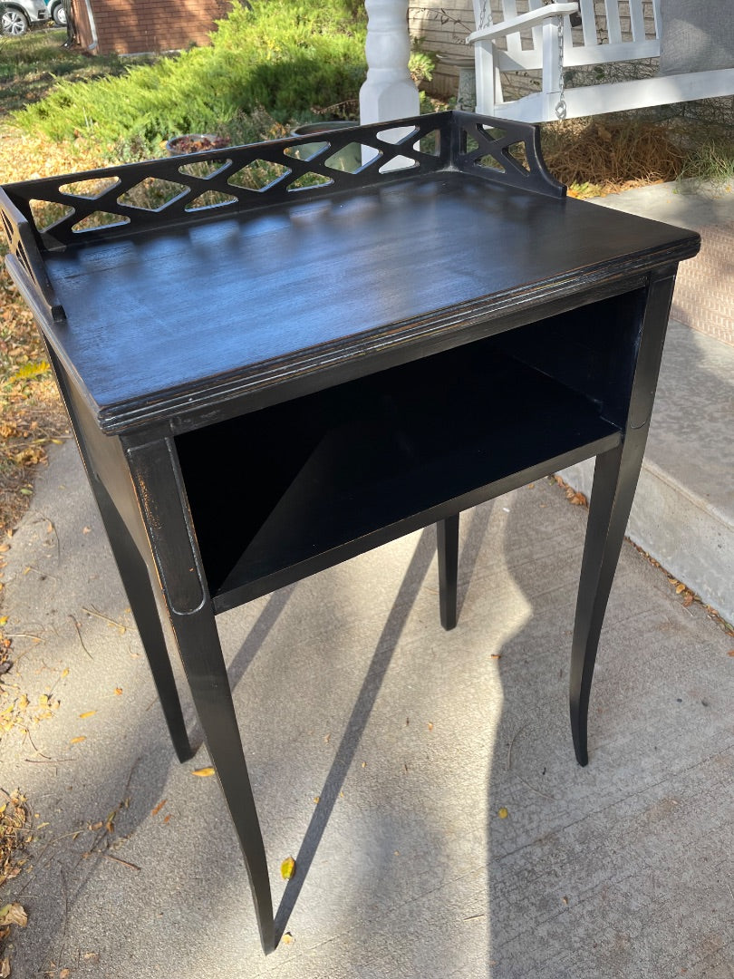 Black Phone book table