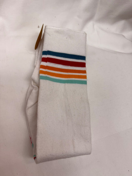 White w/stripes SockGuy Socks - Cycling, unmarked