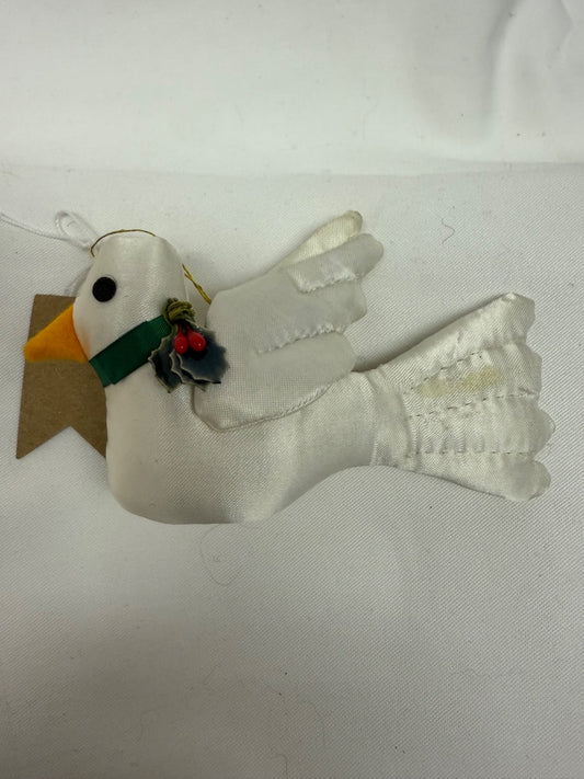 White Handmade Christmas - Satin Cardinal, 4"