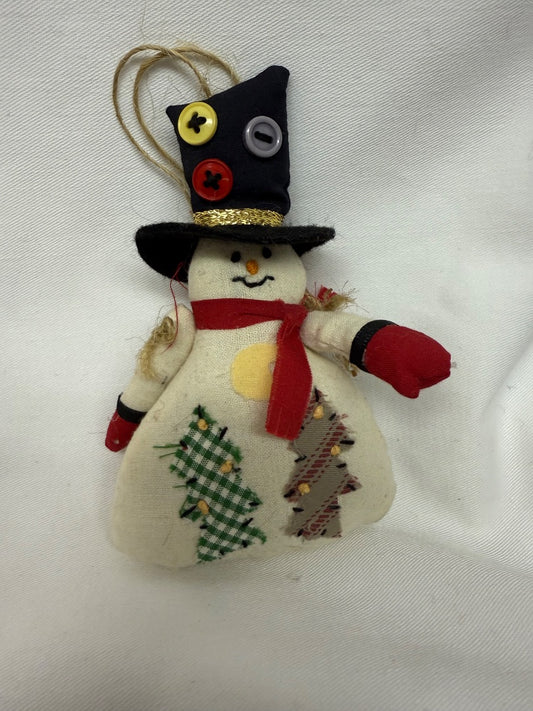 White Handmade Christmas - Snowman, 5"