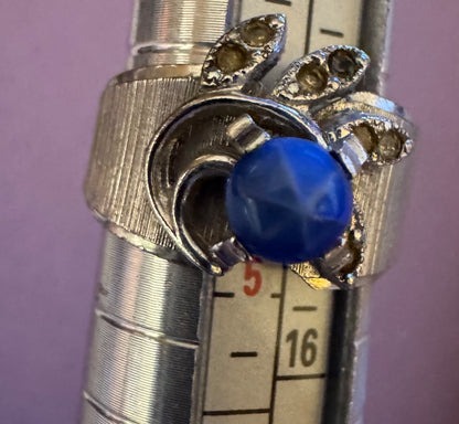 Star Sapphire Espo ring 4 1/2