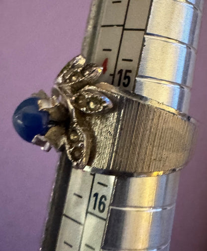 Star Sapphire Espo ring 4 1/2