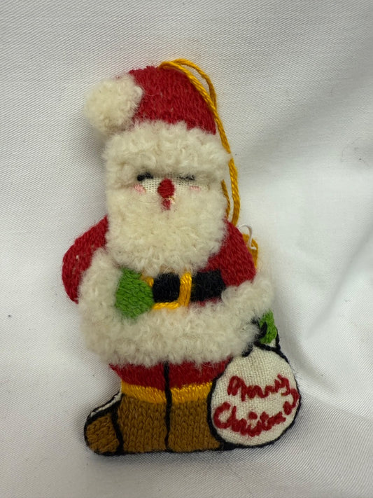 Red Handmade Vintage Christmas - Santa, 5"