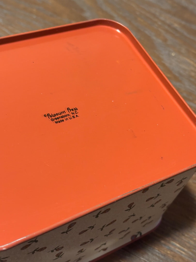 Potpourri Press tin recipe box