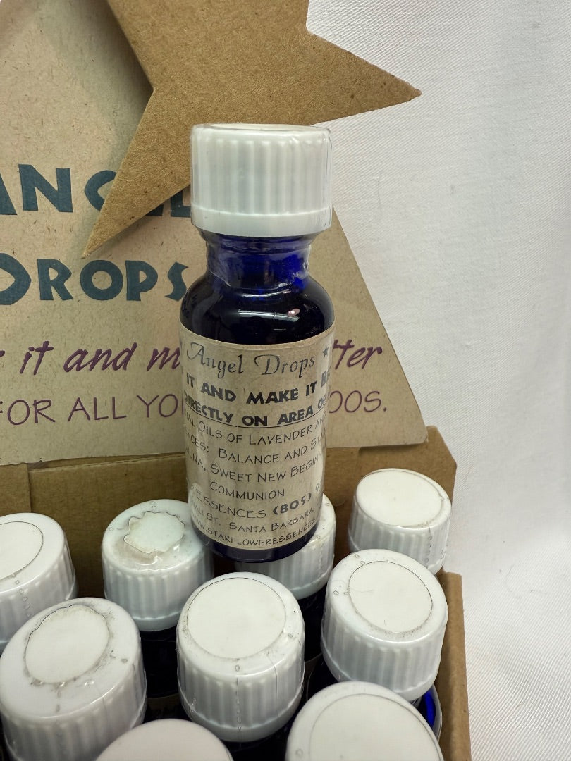 Blue Starflower Essence Angel Drops - pure essential oil & flower essences, 1/2oz