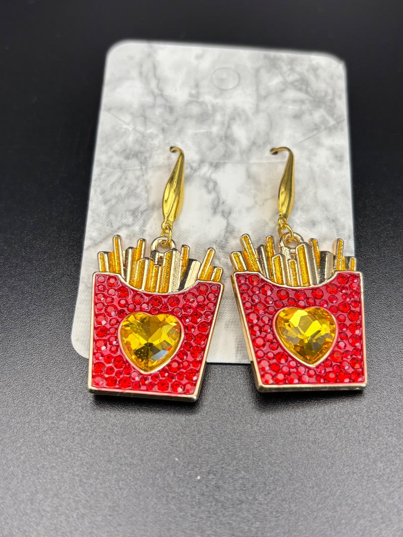 Fries earrings