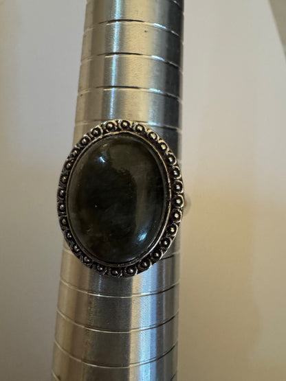 Sivertone Labradorite ring 9 1/2