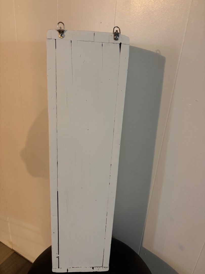 Wood Stand, 28 inches tall. 7 inches long