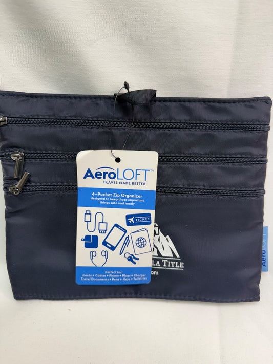 Blue Areoloft 4pocket travel organizer