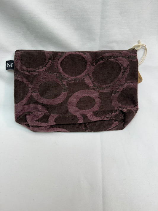 Brn/mauve Maruca Cosmetic/Travel Bag, 8"x5”