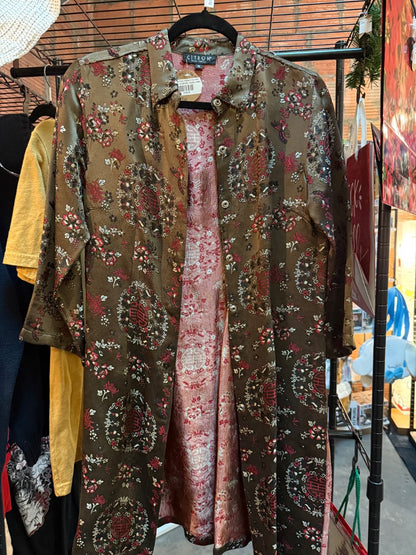 Brn/Red Citron Women's Top, Med