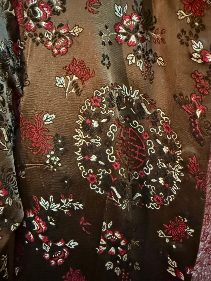 Brn/Red Citron Women's Top, Med