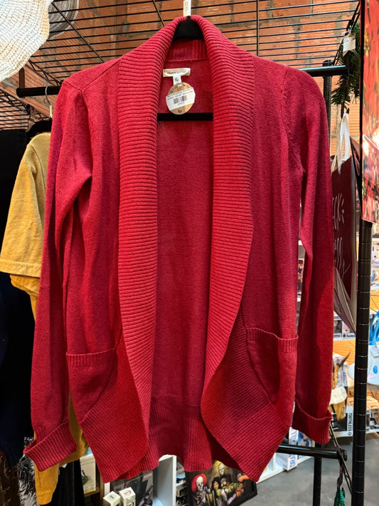 Red Anthropology Sweater, M