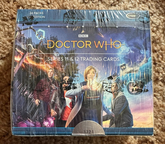 Multi-Colored Rittenhouse Doctor Who Season 11 and 12 UK Edition - Booster Box, 5 x 5.5 x 2