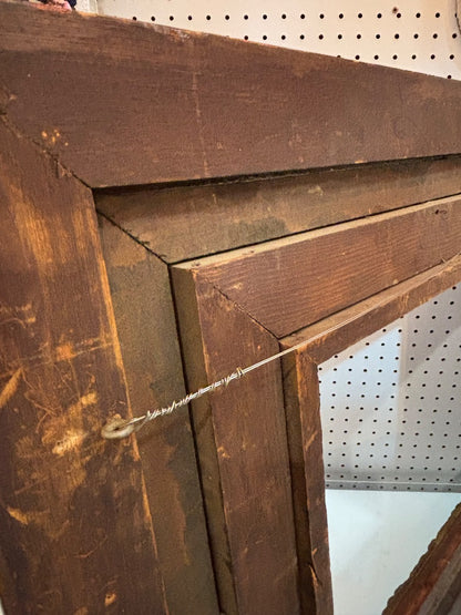 antique American Victorian wood frame
