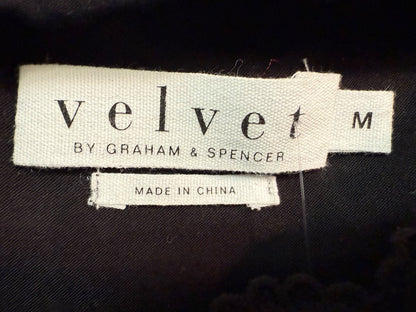 Black Velvet Evening Dress, Med
