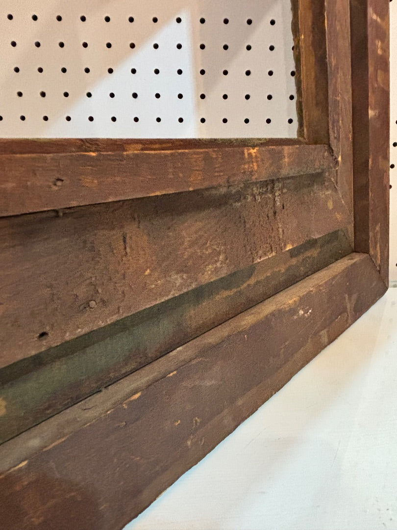 antique American Victorian wood frame