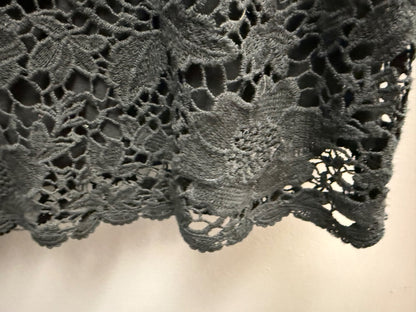 Black Velvet Evening Dress, Med