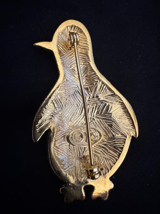 TC Penguin brooch