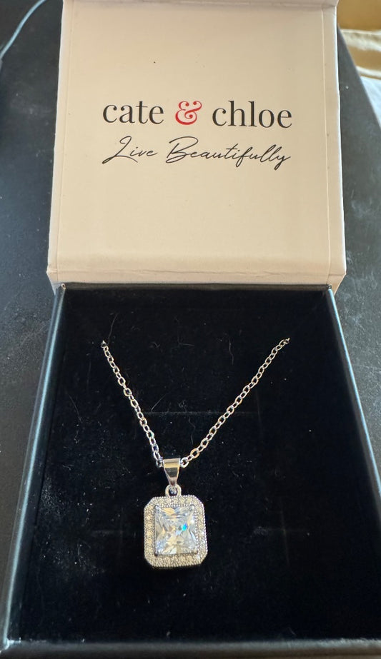 Cate & Chloe halo necklace