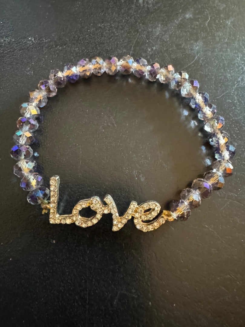 Love ab stretchy bracelet