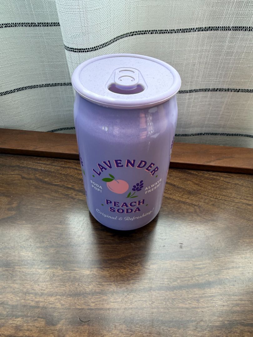 Lavender Peach Soda Candle