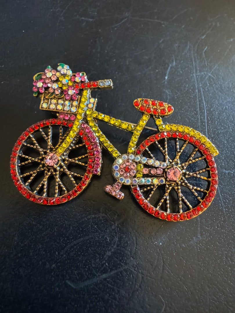 Bicycle brooch