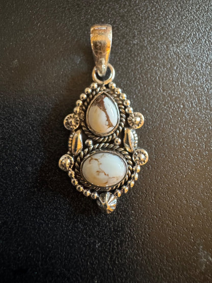 Wild Horse pendant bail stamped 925