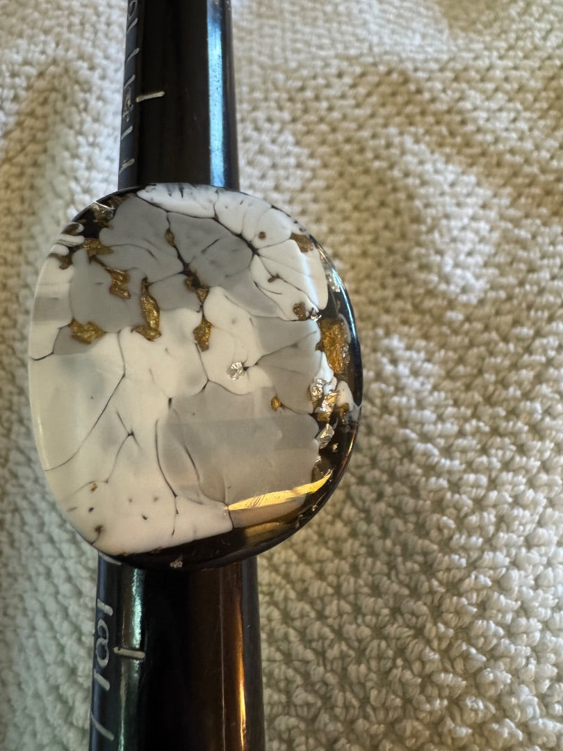 Black White Gold Resin? ring 7