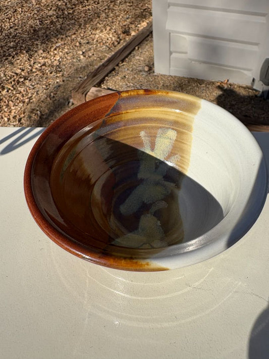 Handmade pottery bowl