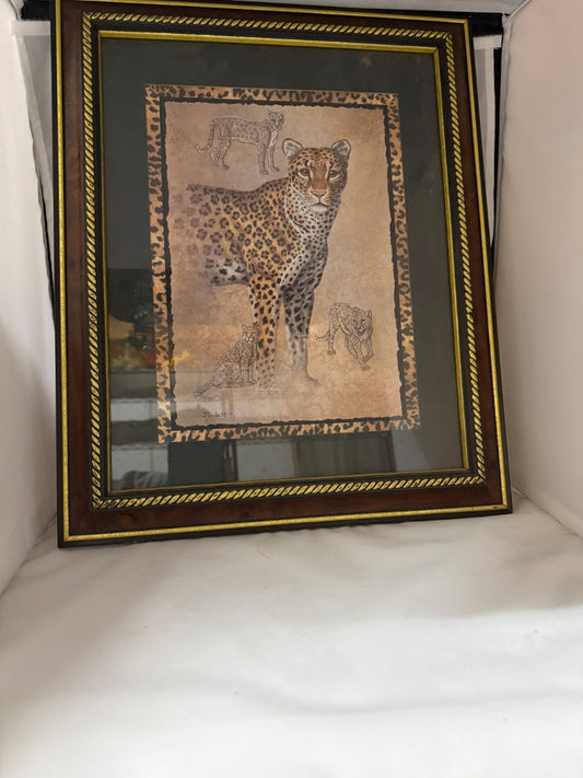 Cheetah painting, Medium