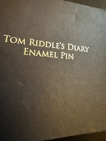 Harry Potter Tom Riddle's Diary Enamel Pin