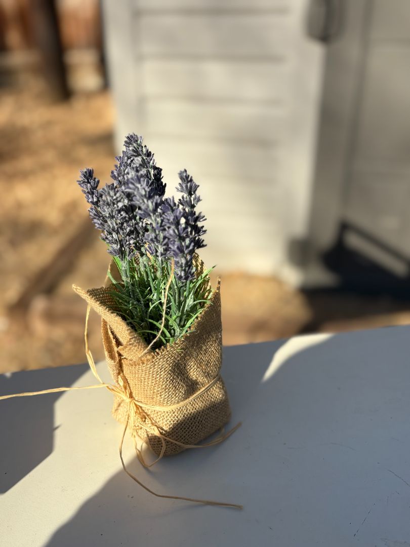 Lavender flowers fake