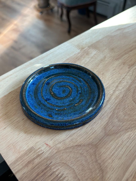Handmade pottery plate