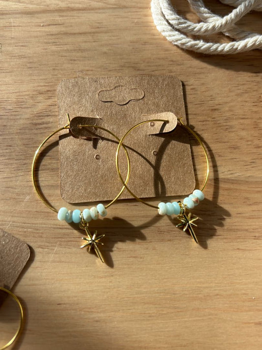 Star Hoops Large