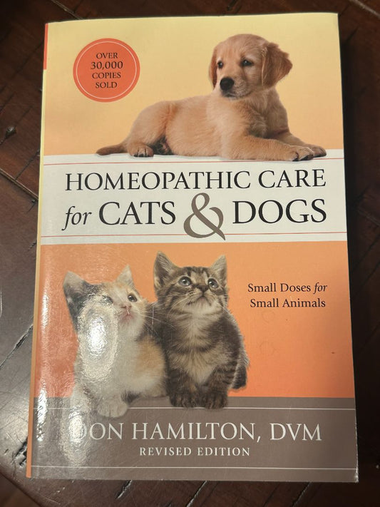 Multi-Colored Paperback Homeopathic Care for Cats and Dogs, 10 x 7 x 2