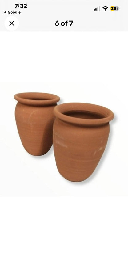 Mexican Clay cups  (set)