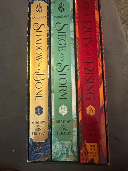 Softcover Shadow and Bone Trilogy Boxset - Like New, 12 x 8 x 5